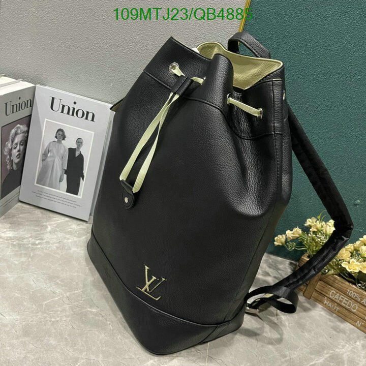 LV Bag-(4A)-Backpack- Code: QB4885 $ 142USD