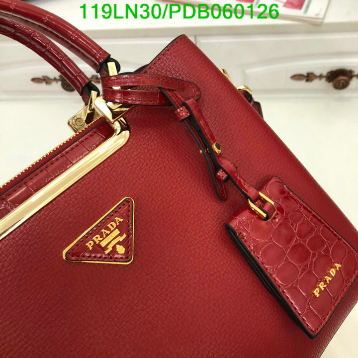 Prada Bag-(4A)-Handbag-,Code:PDB060126,$ 155USD