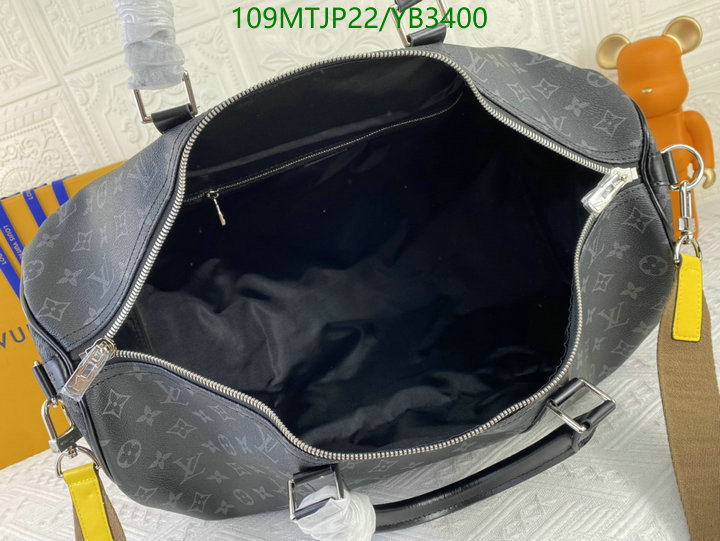 LV Bags-(4A)-Keepall BandouliRe 45-50-,Code: YB3400,$ 142USD