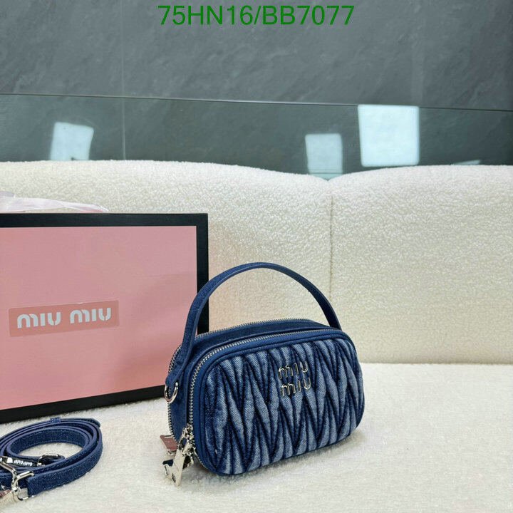 Miu Miu Bag-(4A)-Crossbody- Code: BB7077 $ 98USD