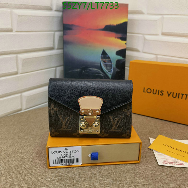 LV Bags-(4A)-Wallet-,Code: LT7733,$ 72USD