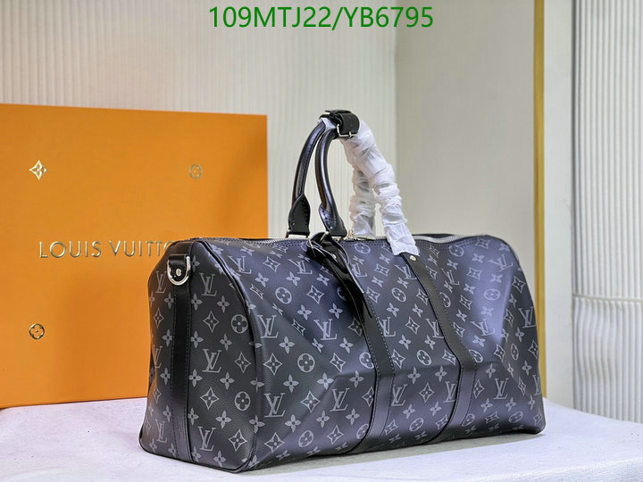 LV Bags-(4A)-Keepall BandouliRe 45-50-,Code: YB6795,$ 142USD