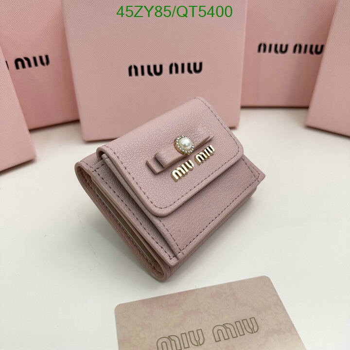 Miu Miu Bag-(4A)-Wallet- Code: QT5400 $ 59USD