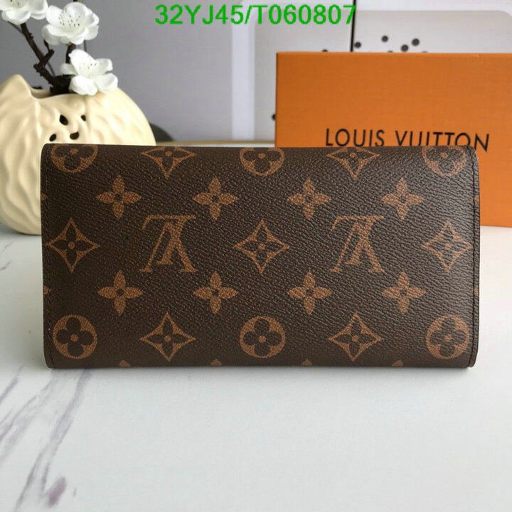 LV Bags-(4A)-Wallet-,Code: T060807,$ 42USD
