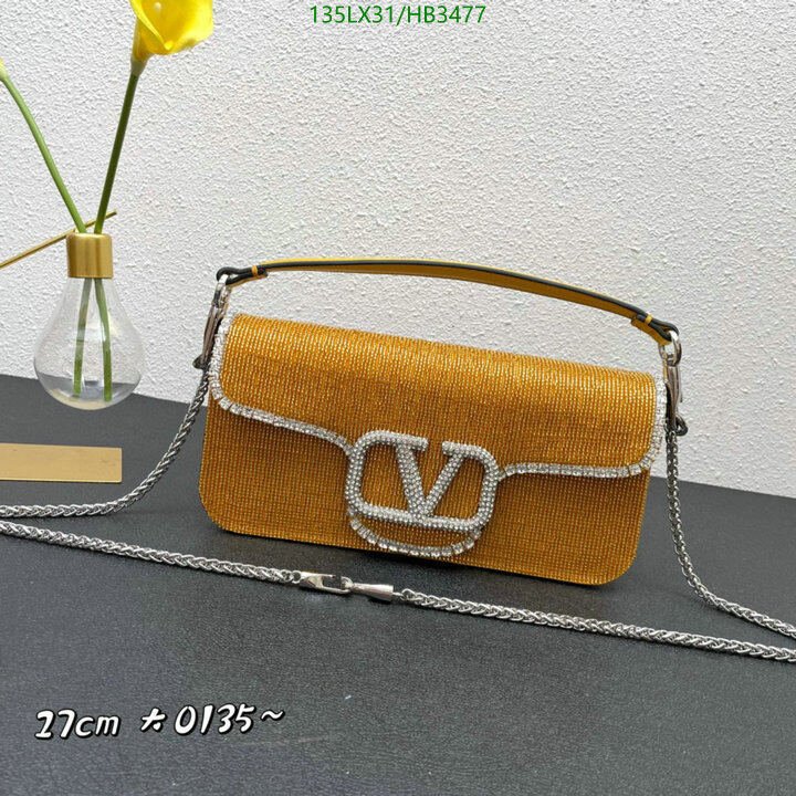 Valentino Bag-(4A)-LOC-V Logo ,Code: HB3477,$ 176USD