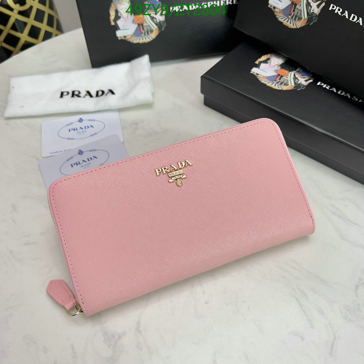 Prada Bag-(4A)-Wallet- Code: ZT2804 $ 64USD