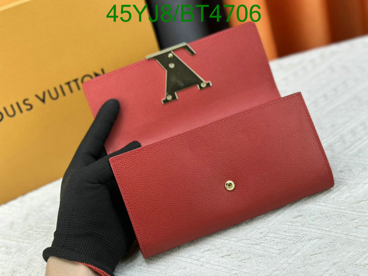 LV Bag-(4A)-Wallet- Code: BT4706 $ 59USD