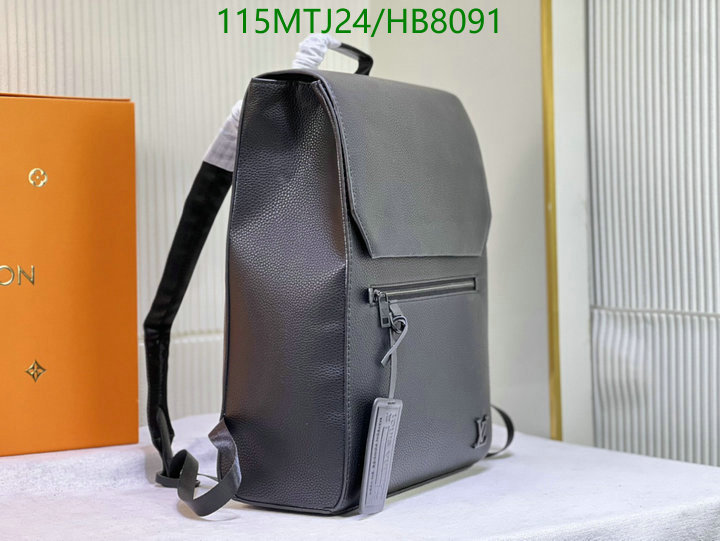 LV Bags-(4A)-Backpack-,Code: HB8091,$ 150USD