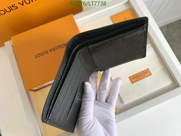 LV Bags-(4A)-Wallet-,Code: LT7738,$ 72USD