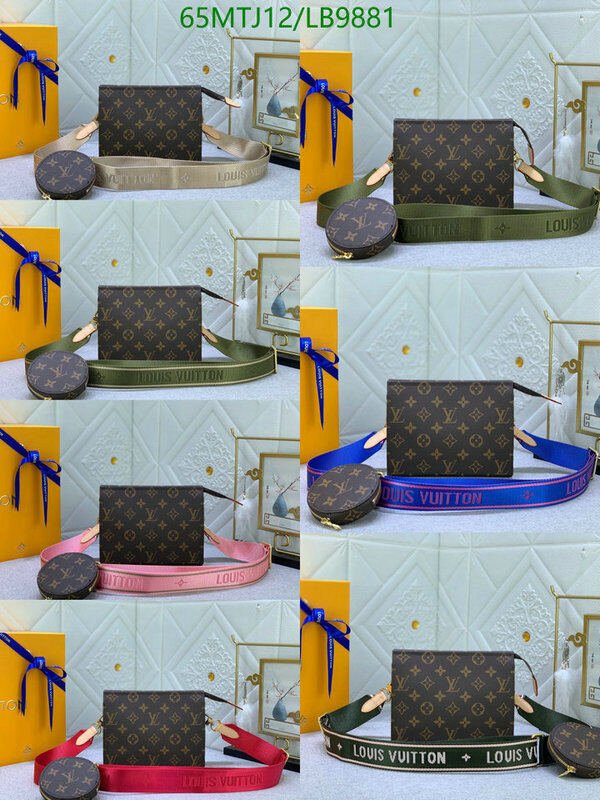 LV Bags-(4A)-Pochette MTis Bag-Twist-,Code: LB9881,$ 85USD