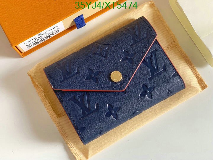 LV Bags-(4A)-Wallet-,Code: XT5474,$ 46USD
