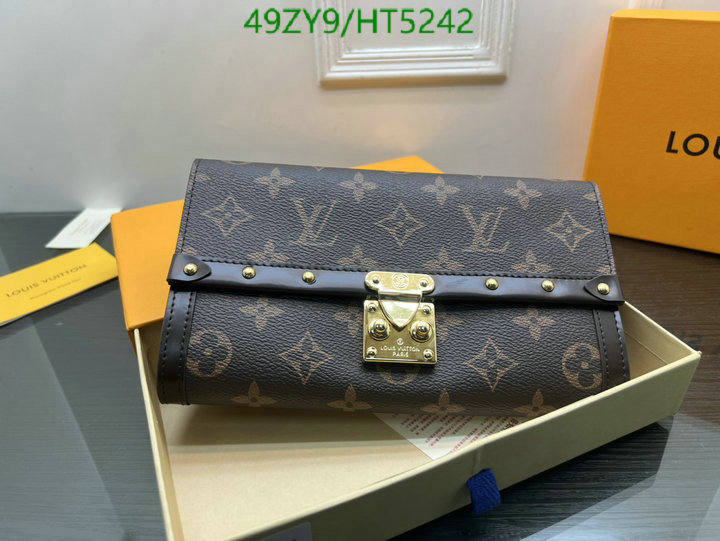 LV Bags-(4A)-Wallet-,Code: HT5242,$ 64USD