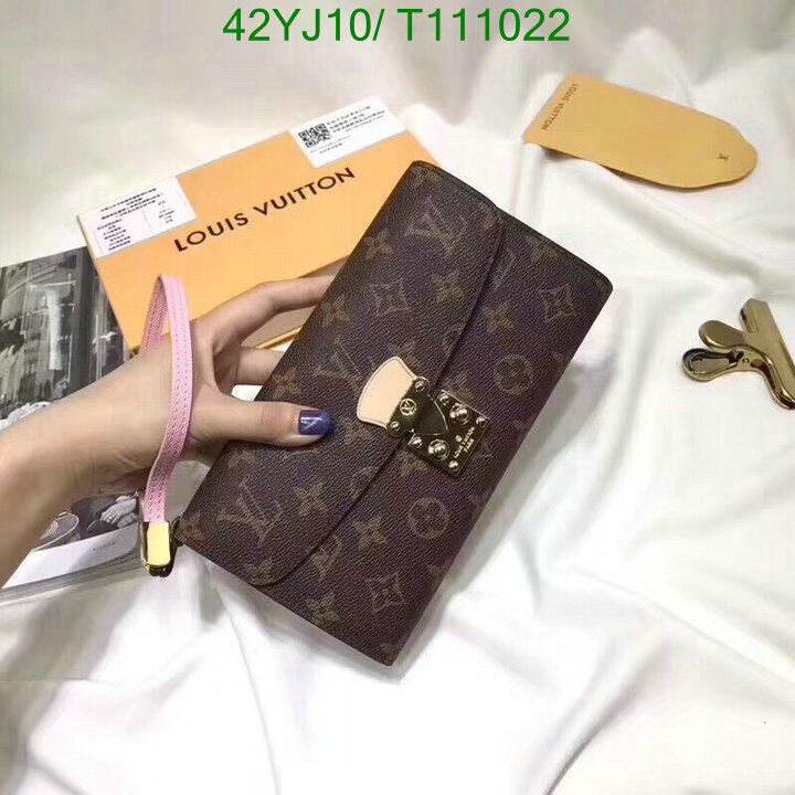 LV Bags-(4A)-Wallet-,Code : T111022,$ 55USD