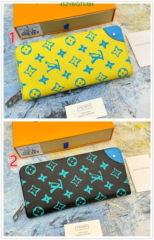LV Bag-(4A)-Wallet- Code: QT5384 $ 59USD