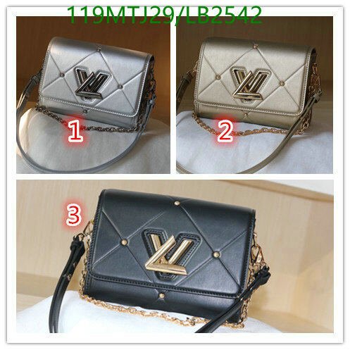 LV Bags-(4A)-Pochette MTis Bag-Twist-,Code: LB2542,$ 155USD