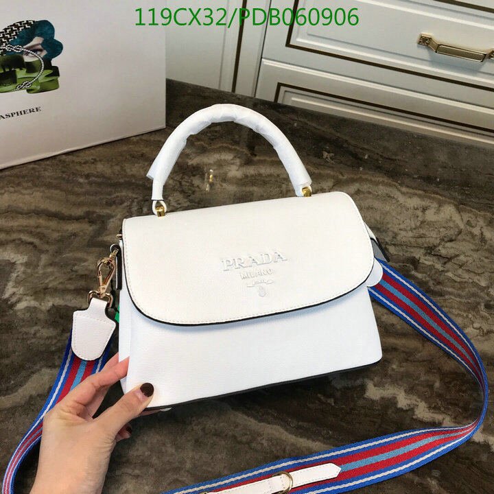 Prada Bag-(4A)-Handbag-,Code: PDB060906,$ 155USD