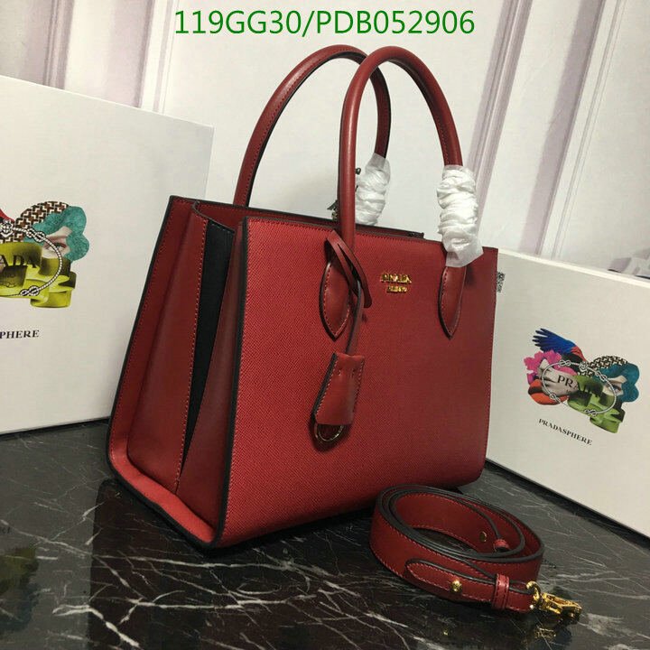 Prada Bag-(4A)-Handbag-,Code: PDB052906,$ 155USD