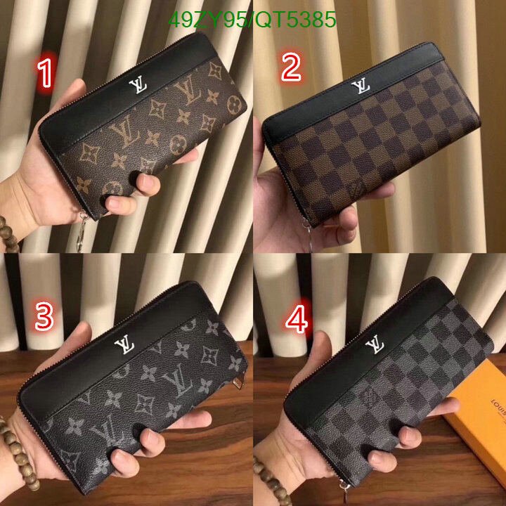 LV Bag-(4A)-Wallet- Code: QT5385 $ 64USD