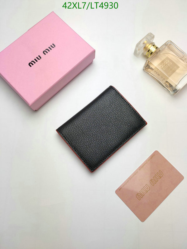 Miu Miu Bag-(4A)-Wallet-,Code: LT4930,$ 55USD