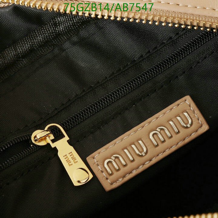 Miu Miu Bag-(4A)-Crossbody- Code: AB7547 $ 98USD