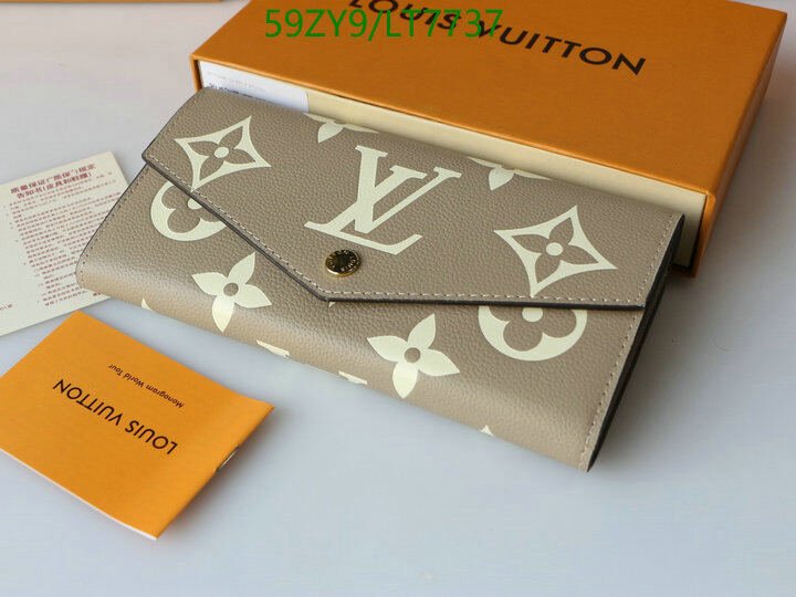 LV Bags-(4A)-Wallet-,Code: LT7737,$ 77USD