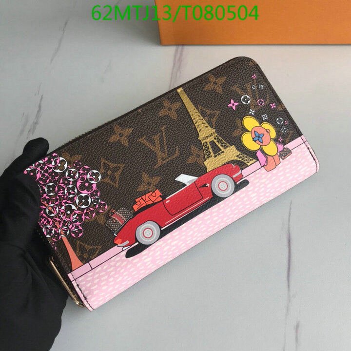 LV Bags-(4A)-Wallet-,Code: T080504,$ 81USD