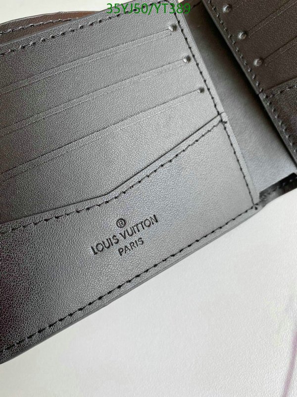 LV Bags-(4A)-Wallet-,Code: YT389,$ 46USD