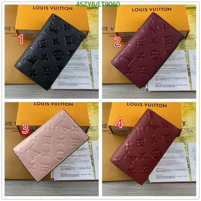 LV Bags-(4A)-Wallet-,Code: LT9060,$ 59USD