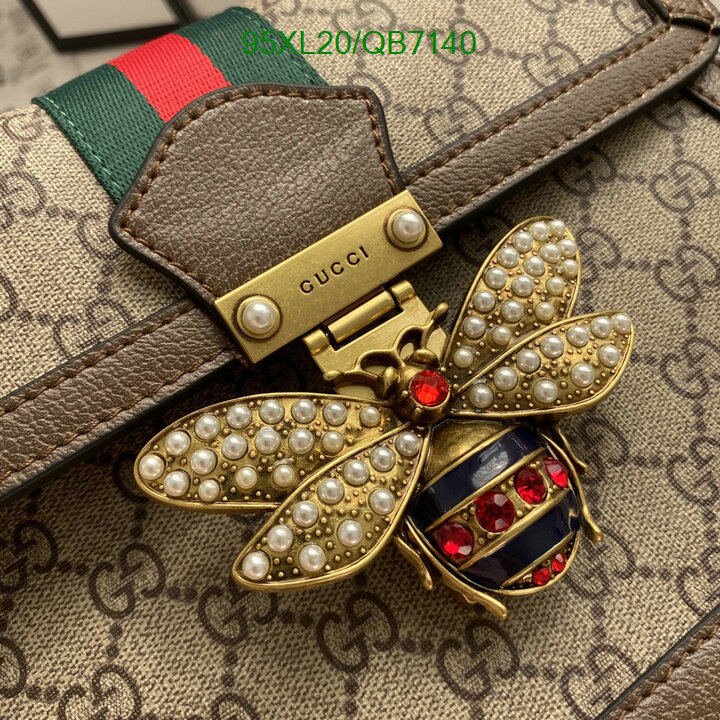Gucci Bag-(4A)-Diagonal- Code: QB7140 $ 124USD