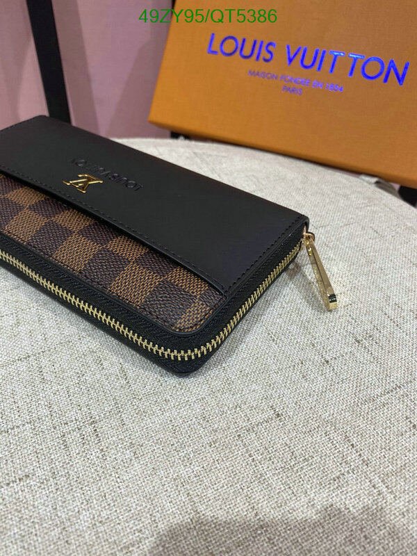LV Bag-(4A)-Wallet- Code: QT5386 $ 64USD
