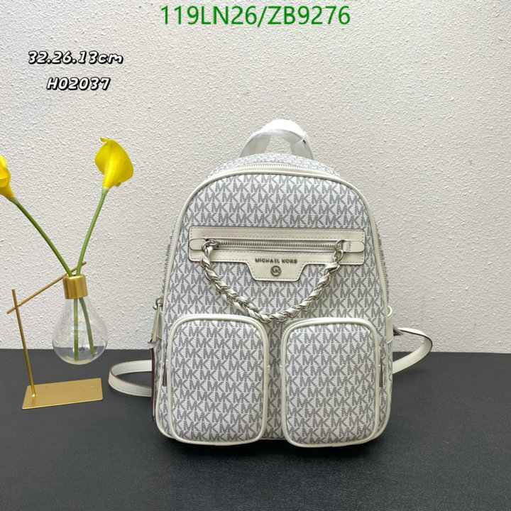 Michael Kors Bag-(4A)-Backpack-,Code: ZB9276,$ 155USD