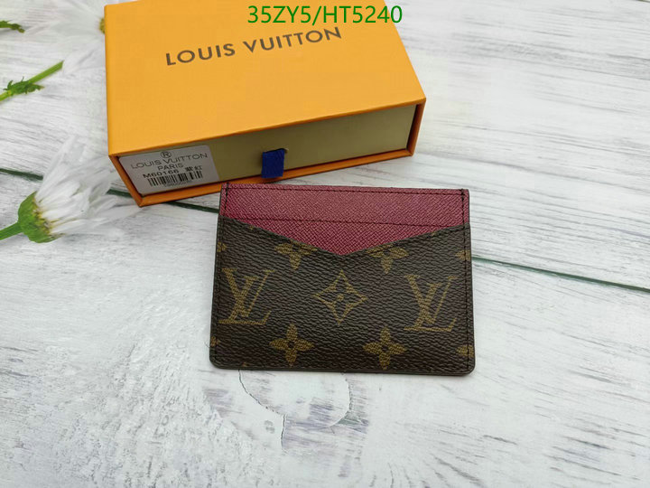 LV Bags-(4A)-Wallet-,Code: HT5240,$ 46USD