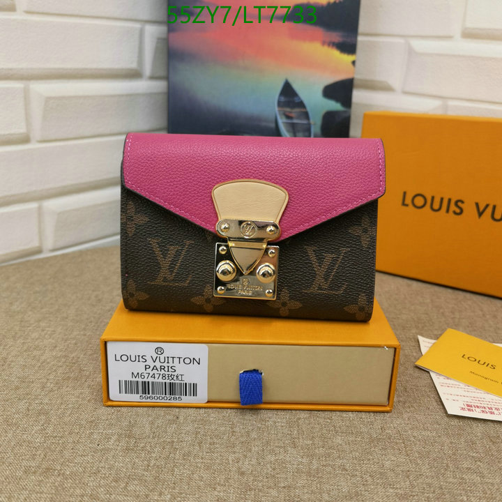 LV Bags-(4A)-Wallet-,Code: LT7733,$ 72USD