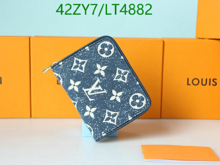 LV Bags-(4A)-Wallet-,Code: LT4882,$ 55USD