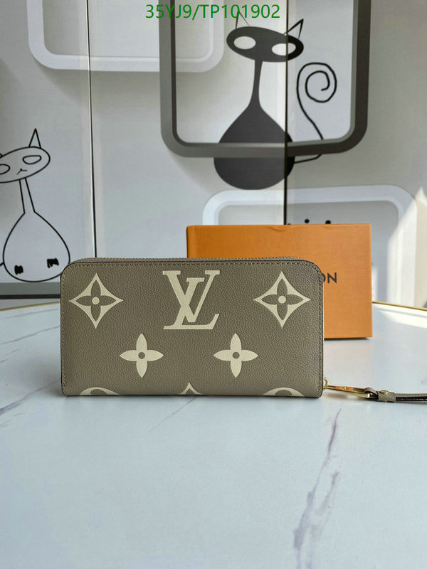 LV Bags-(4A)-Wallet-,Code: TP101902,$ 51USD
