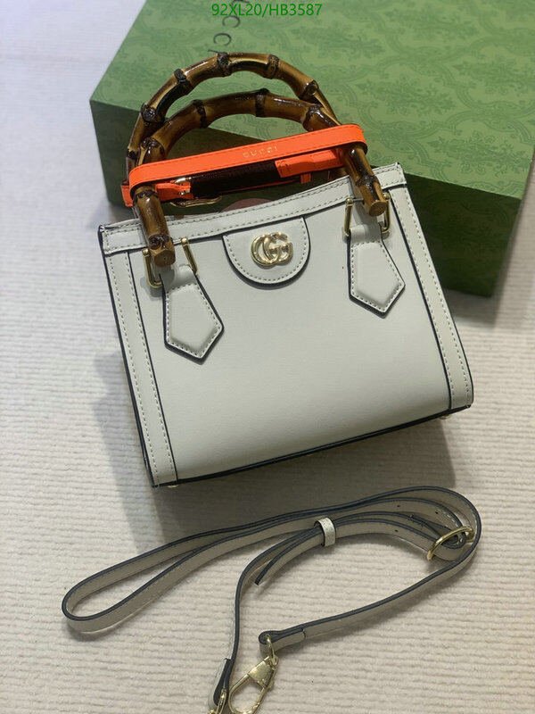 Gucci Bag-(4A)-Diana-Bamboo-,Code: HB3587,$ 120USD
