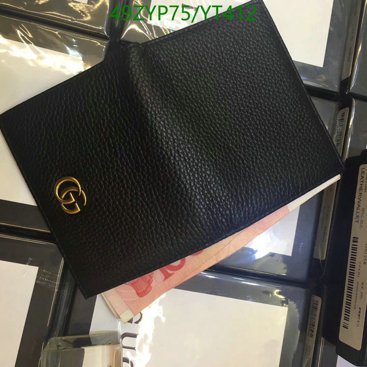Gucci Bag-(4A)-Wallet-,Code: YT412,$ 64USD