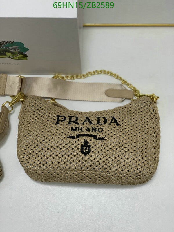 Prada Bag-(4A)-Re-Edition 2005,Code: ZB2589,$ 90USD