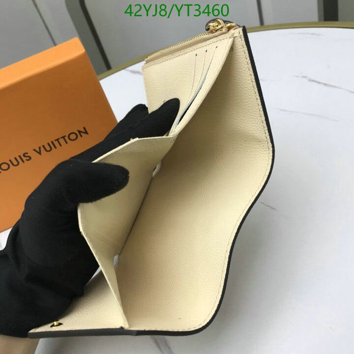 LV Bags-(4A)-Wallet-,Code: YT3460,$ 55USD