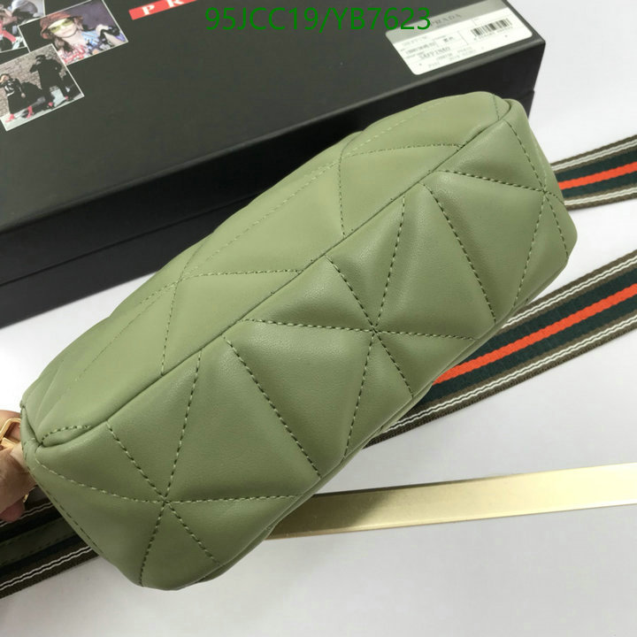 Prada Bag-(4A)-Diagonal-,Code: YB7623,$ 124USD
