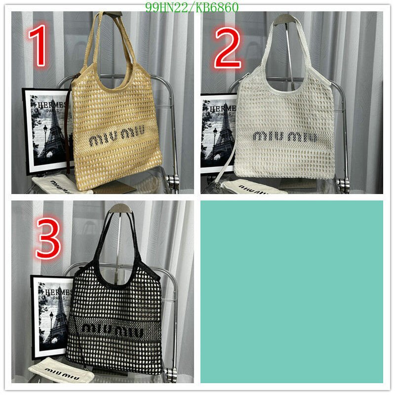 Miu Miu Bag-(4A)-Handbag- Code: KB6860 $ 129USD