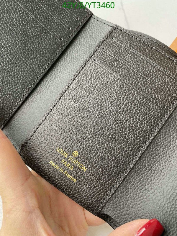 LV Bags-(4A)-Wallet-,Code: YT3460,$ 55USD