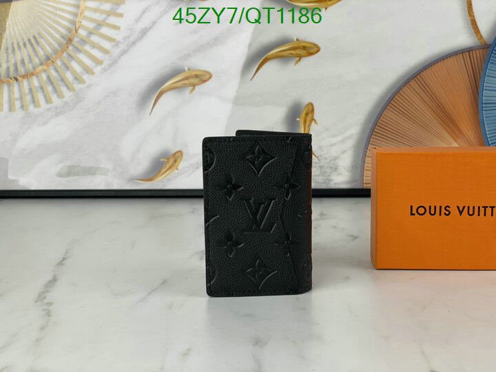 LV Bag-(4A)-Wallet- Code: QT1186 $ 59USD