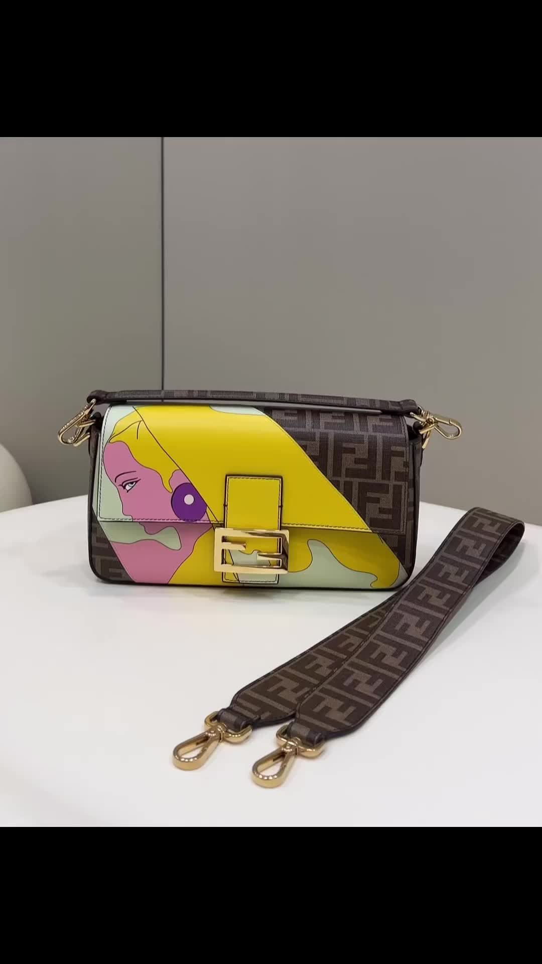 Fendi Bag-(4A)-Baguette-,Code: YB6144,$ 111USD
