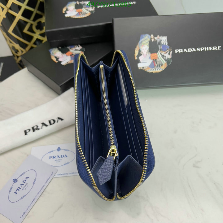 Prada Bag-(4A)-Wallet-,Code: ZT2803,$ 64USD