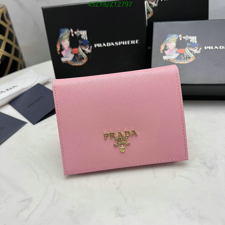 Prada Bag-(4A)-Wallet- Code: ZT2797 $ 59USD