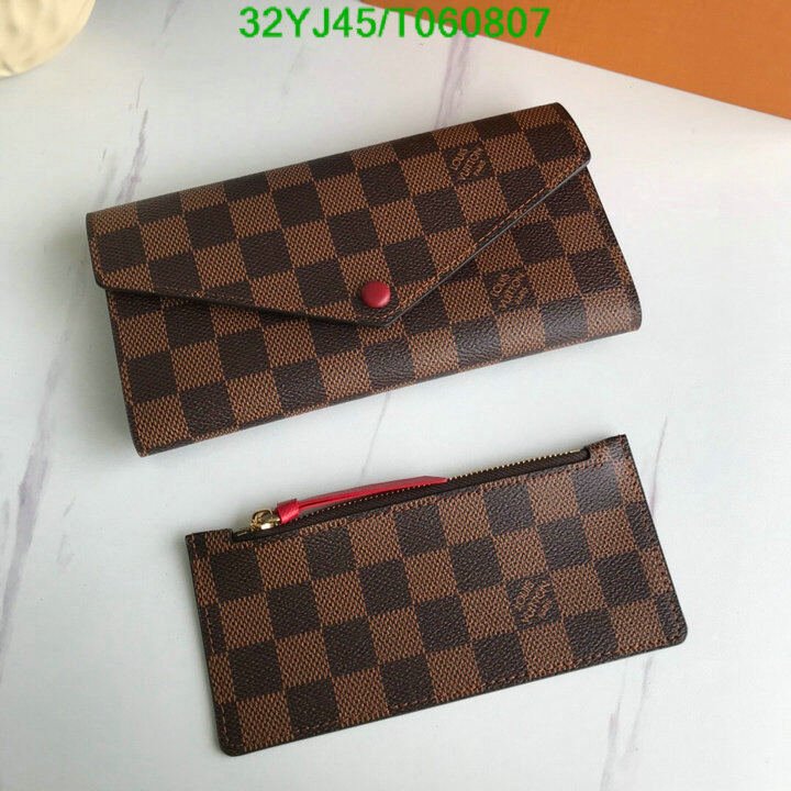 LV Bags-(4A)-Wallet-,Code: T060807,$ 42USD