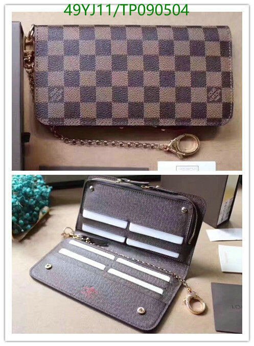 LV Bags-(4A)-Wallet-,Code: TP090504,$ 64USD