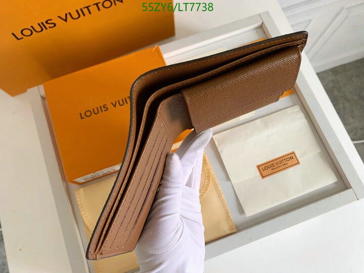 LV Bags-(4A)-Wallet-,Code: LT7738,$ 72USD