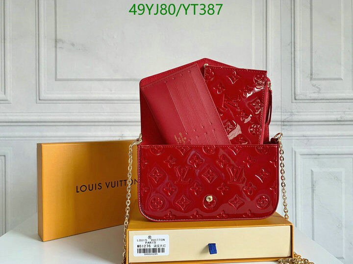 LV Bags-(4A)-Wallet-,Code: YT387,$ 64USD